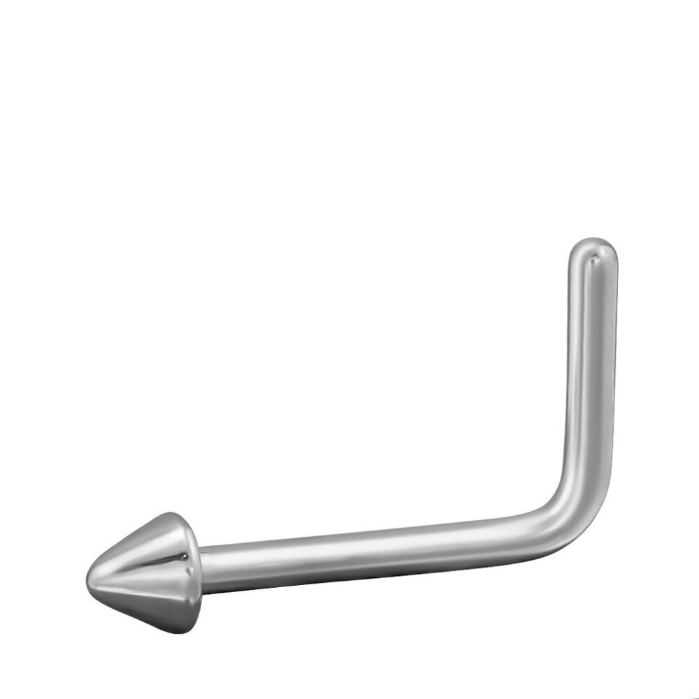 Titanium Triangular Nose Stud 2mm | Hypoallergenic